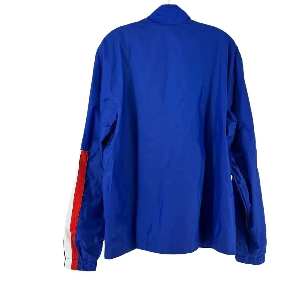 Nike NBA City Edition Windbreaker Jacket Men M Philadelphia 76ers Brotherly Love
